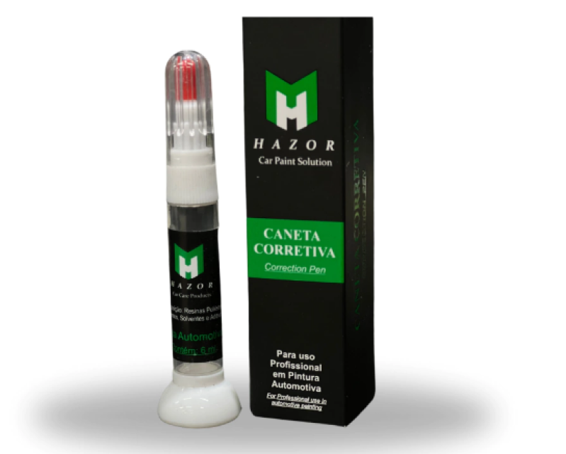 Caneta Corretiva Vermelho Flash Hazor 6ml